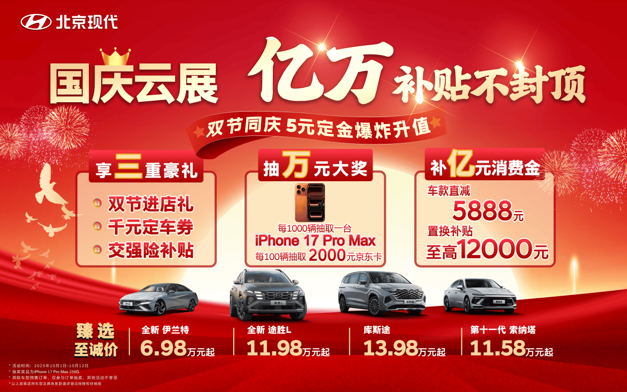 “银十”买车怎么选？北京现代政策有诚意，产品更值得