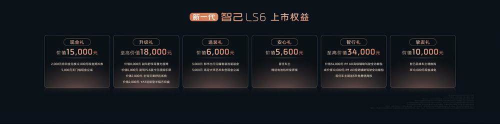 超级大五座智能SUV，新一代智己LS6售19.79万起