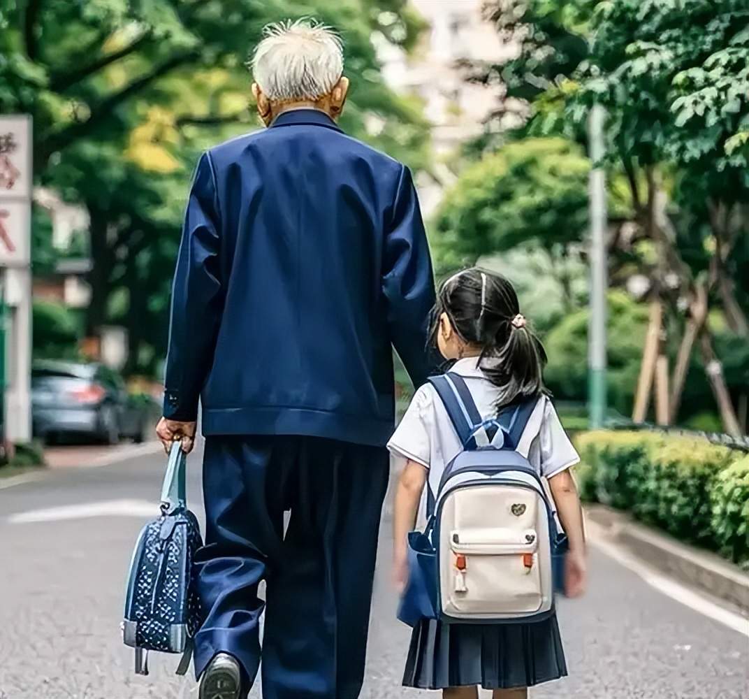 学校不建议让老人接送小孩的同时，能否给公交公司创造一个机会？