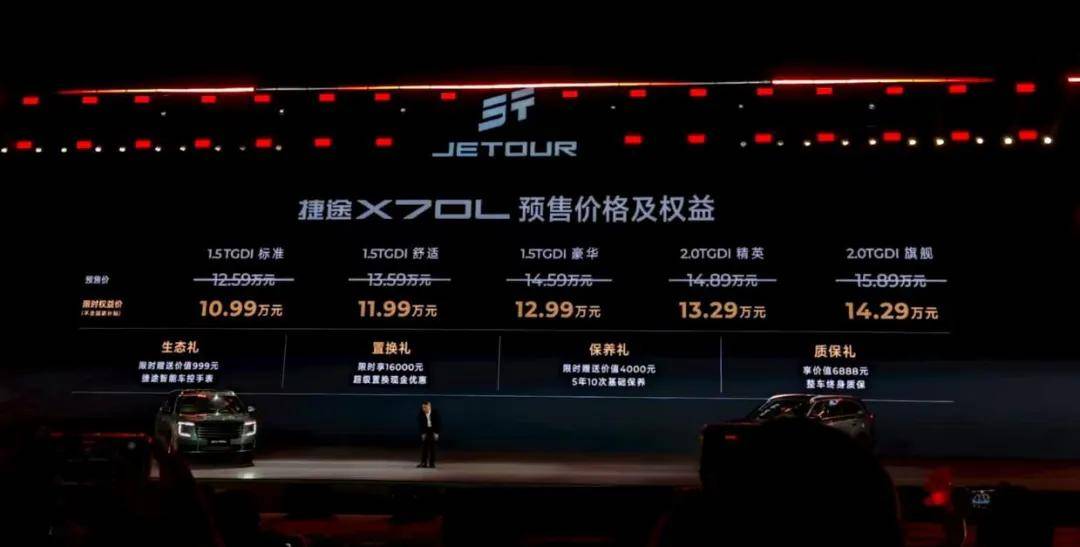 捷途X70L，电车时代将燃油车配置、空间价值做到家