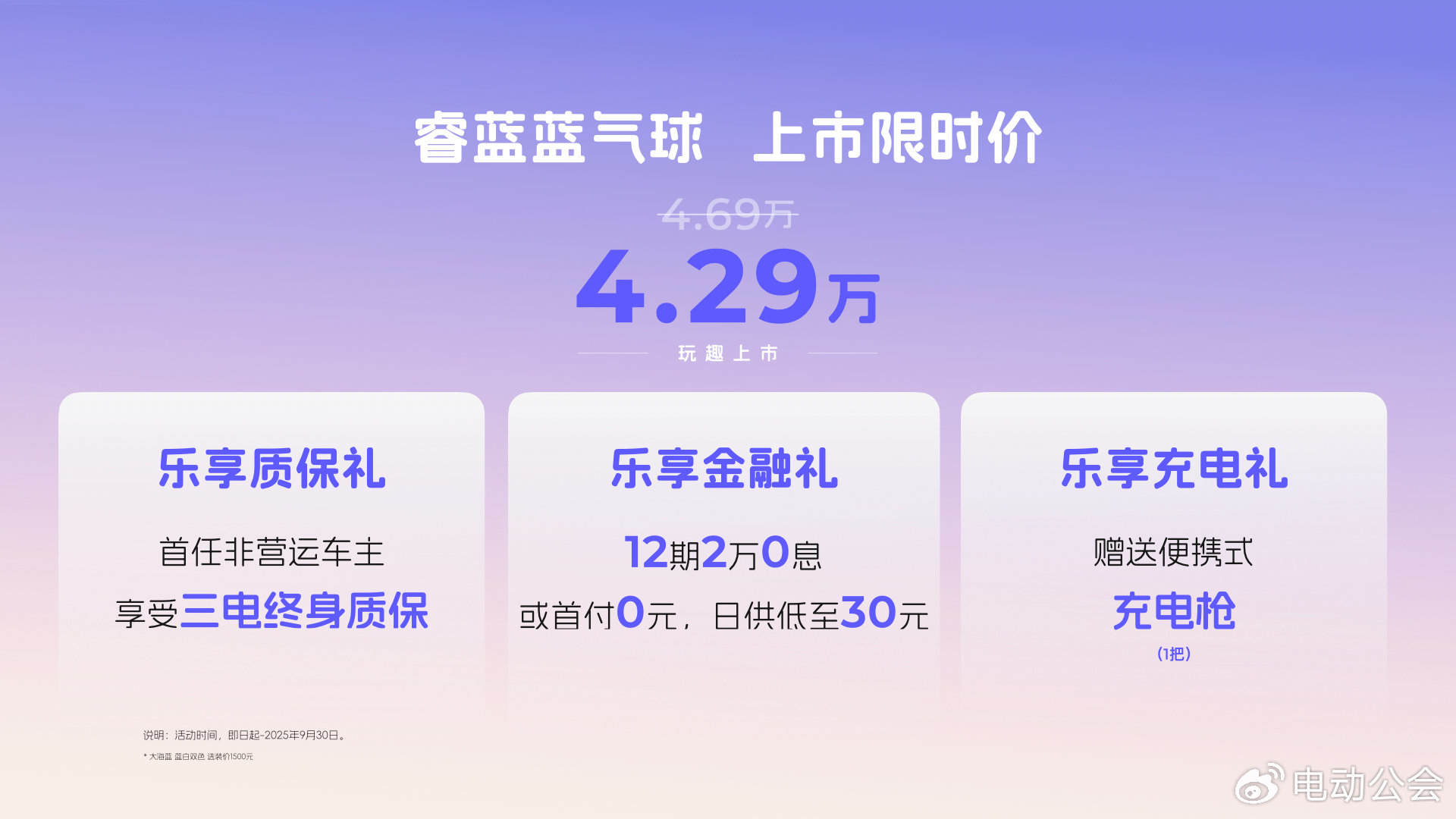 限时4.29万元！睿蓝蓝气球上市，能否成为爆款微型电车？
