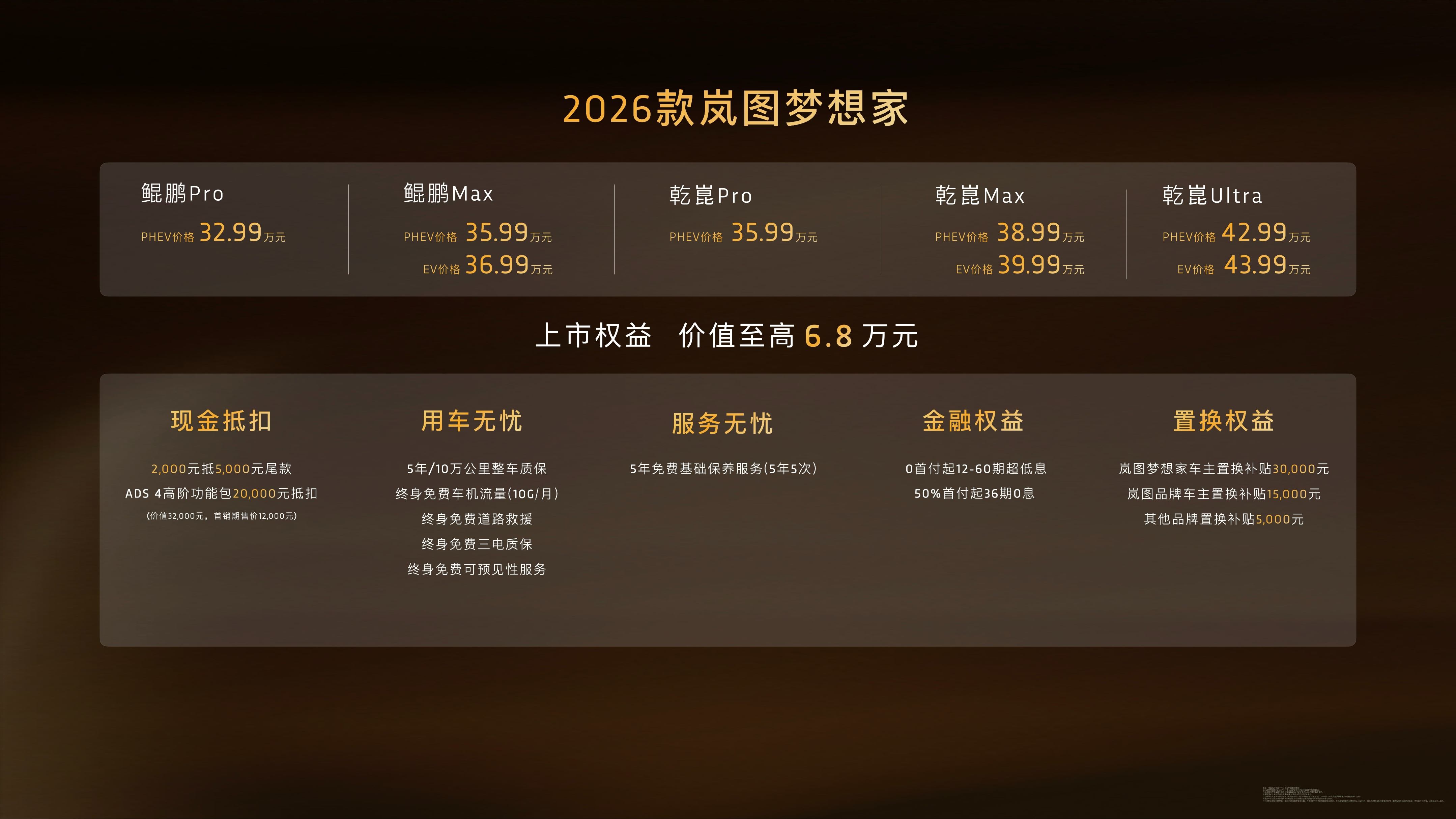 2026款岚图梦想家正式上市，32.99万起解锁混动MPV新体验
