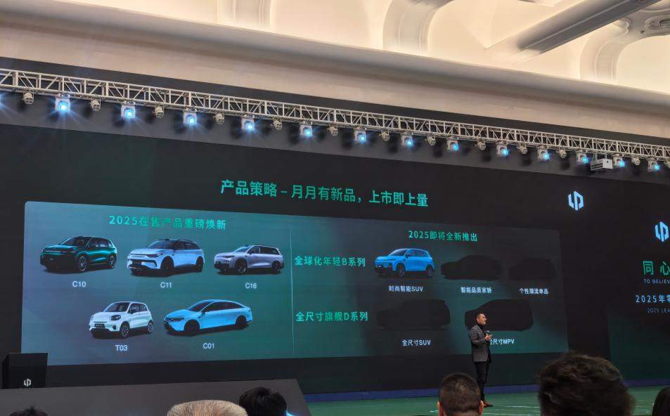 零跑合伙人大会 2025.1.7全年规划车型