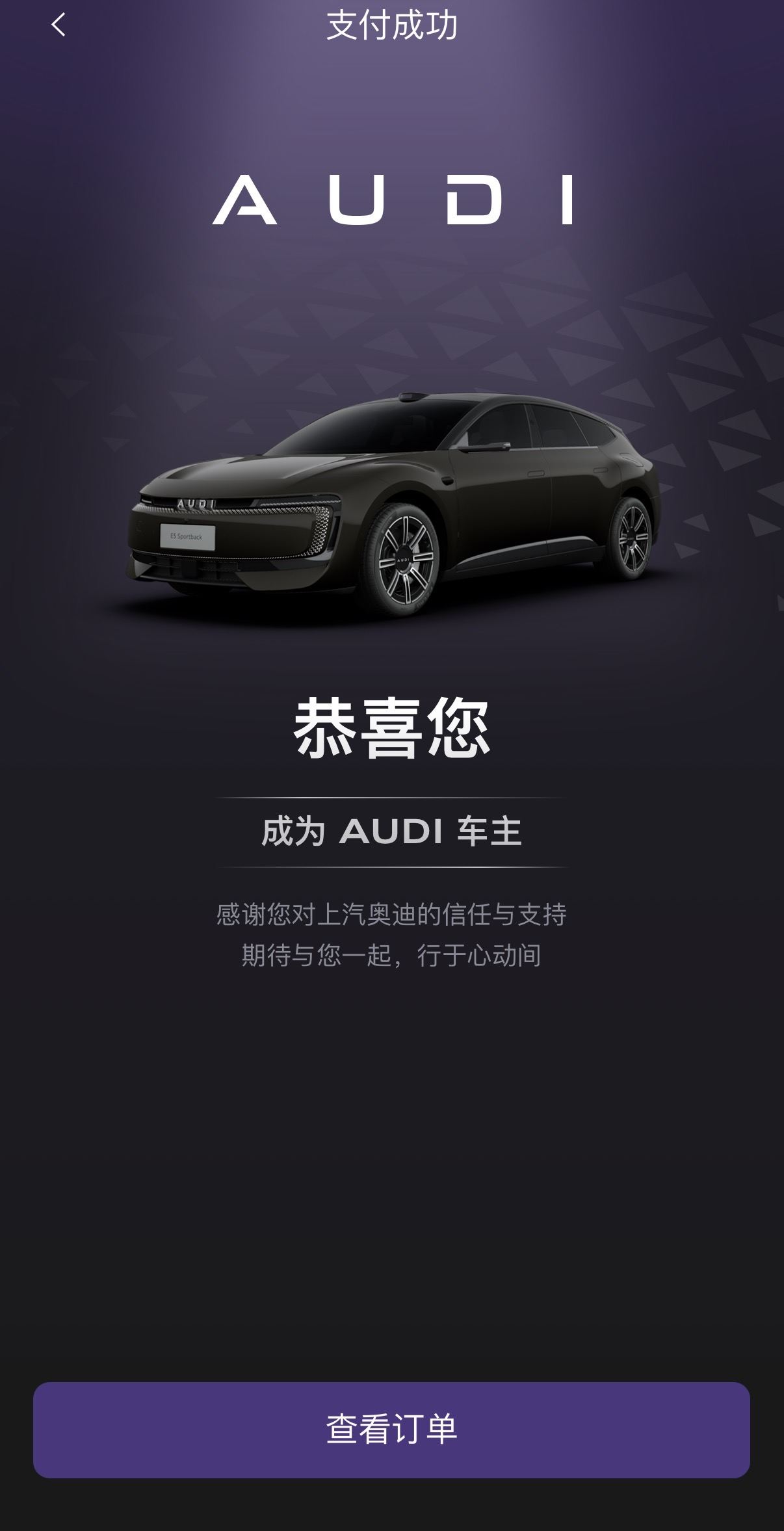 锁单后的真诚建议：奥迪E5 Sportback选哪款
