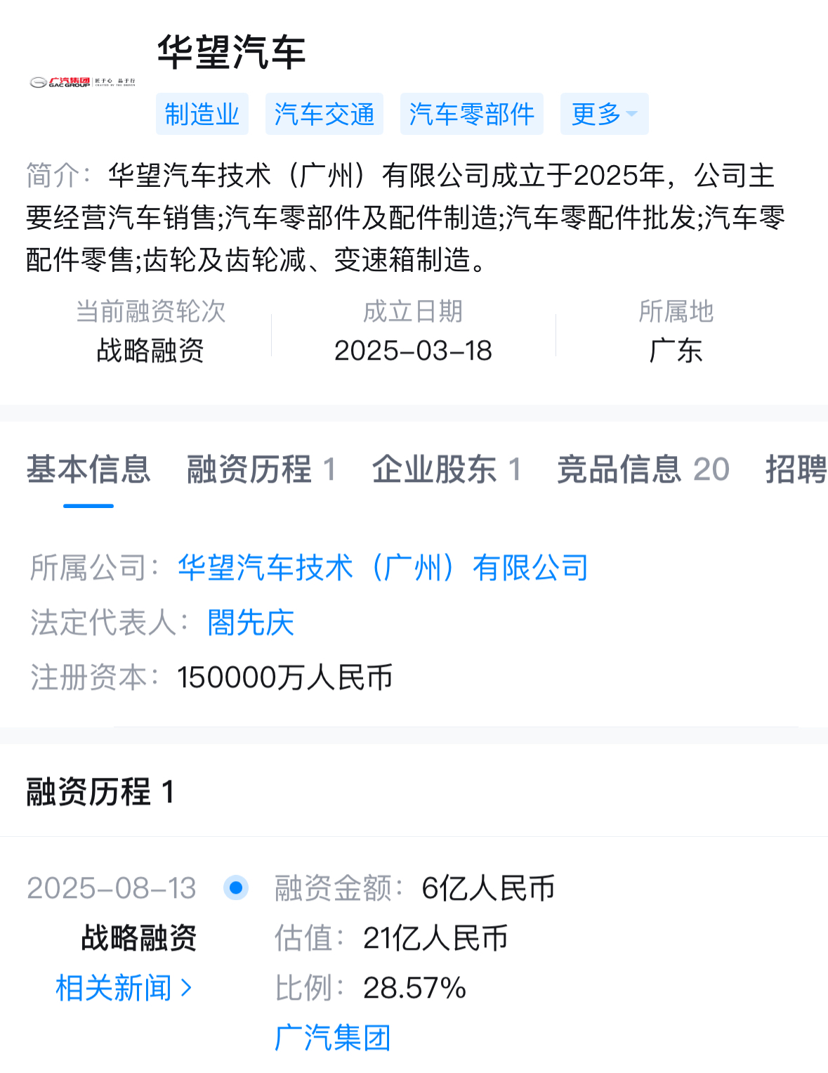 华为主导+广汽控股，华望汽车或定名“启境”，首款车型明年发布
