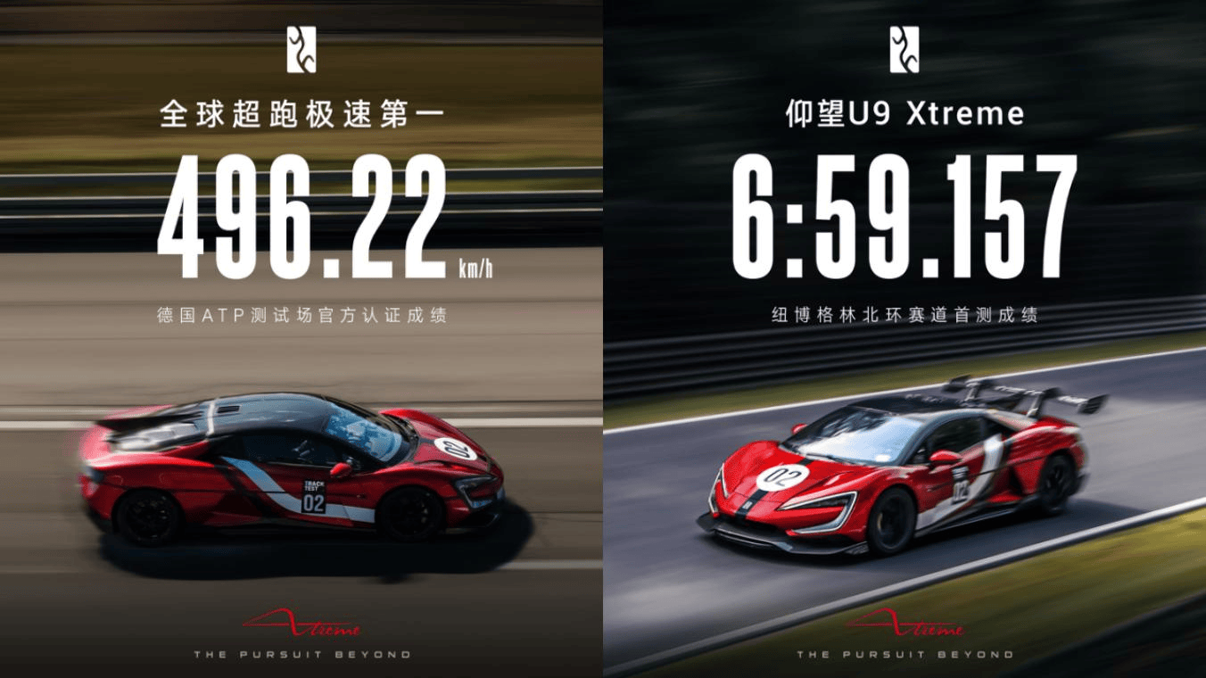 全球仅30席！496.22 km/h的仰望U9 Xtreme只为巅峰玩家而来