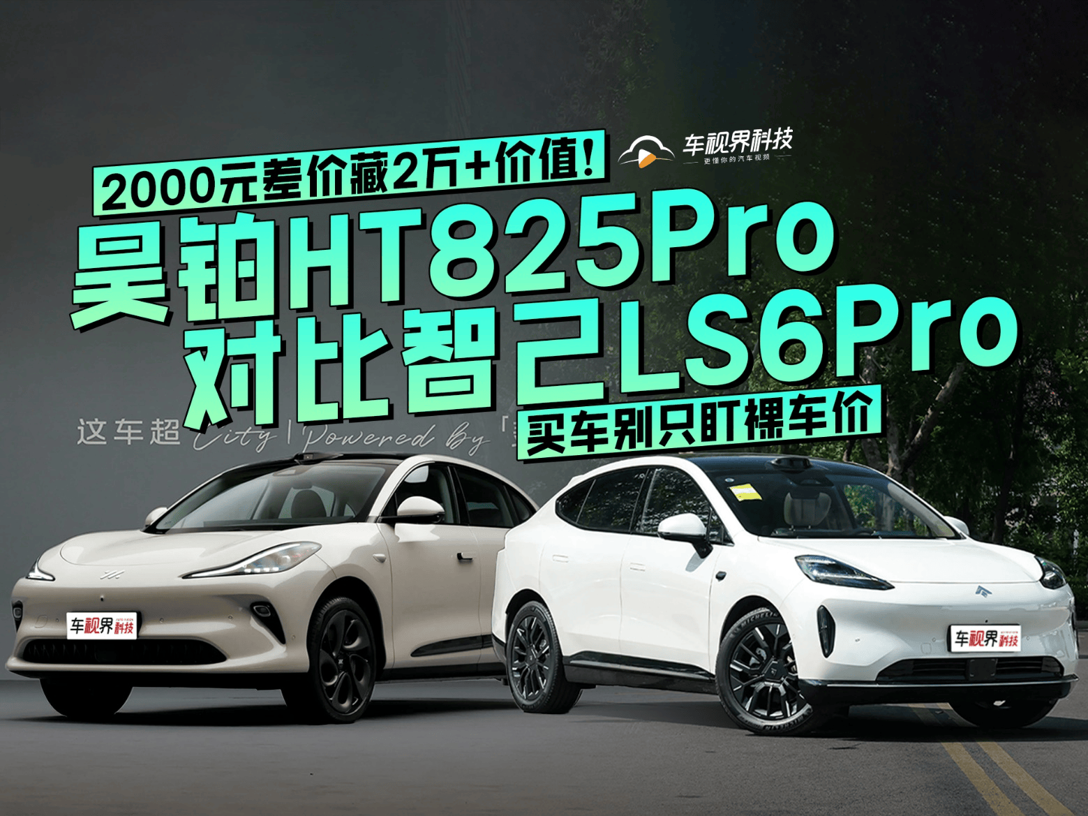 2000 元差价藏 2 万 + 价值！昊铂 HT对比智己 LS6：买车别只盯裸车价