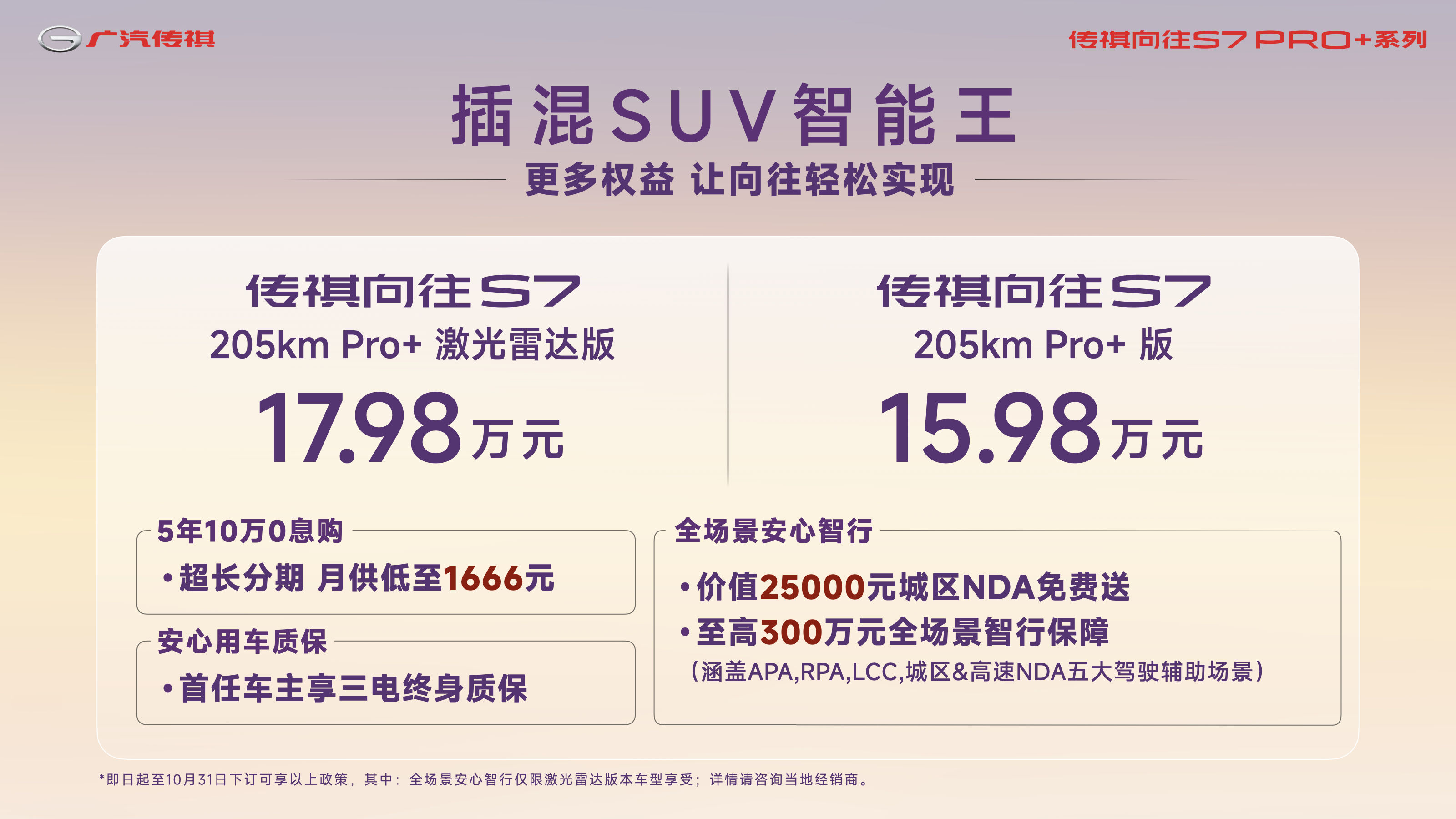 传祺向往牵手湖南卫视《向往的生活》，向往S7 Pro+系列15.98万元起焕新登场