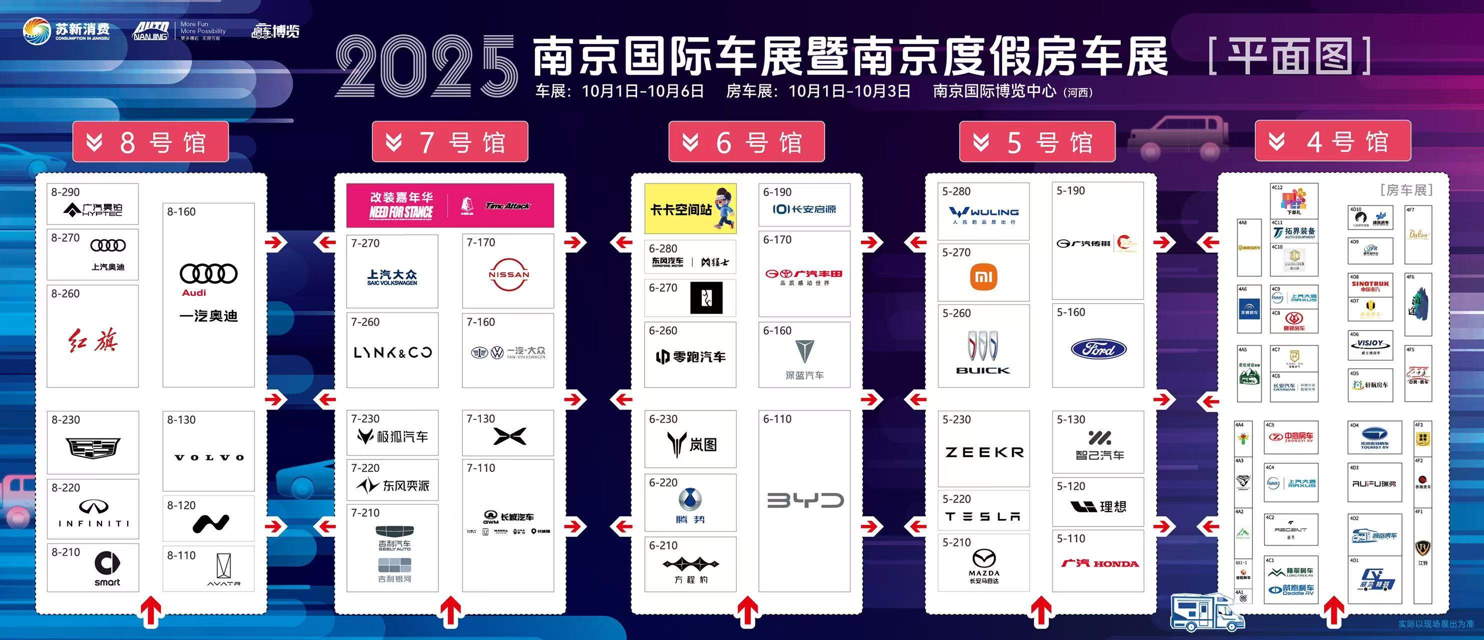 2025南京国际车展暨南京度假房车展十一开幕