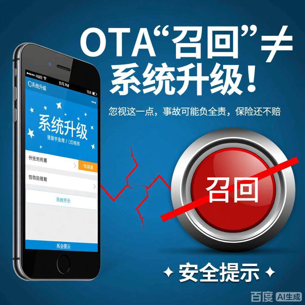 OTA“召回”≠系统升级！忽视这一点 事故可能负全责，保险还不赔